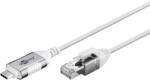 Goobay Ethernet adapter cable USB-C 3.2 Gen2 > RJ-45, Slim (white, 2 meters) (74387)
