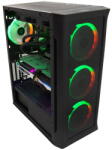 Spacer Sistem Desktop PC Gaming Spacer Unbreakable R5, AMD Ryzen 5 7400, 16GB DDR5, 1TB SSD, RX7600 8GB, No Os, Negru (SPACER-Unbreakable-R5.7400-16D5S1T)