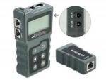 DeLock Tester de cablu LCD Delock RJ45 / PoE / DC (63110)