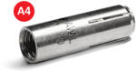 Koelner - Rawlplug Fémdübel M10 12x40mm A4 saválló CE-ETA (53944)