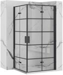 Rea Cabina Dus Rea Molier Black Double 80x80 (KPL-K3011)