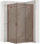 Rea Cabina Dus Rea Hugo Double 80x80 Copper Brush (KPL-K6971)