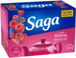 Saga gyümölcstea 20x1, 7g málna filteres dobozos