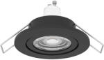 EGLO Süllyesztett lámpa GU10 foglalattal, 8, 4 cm, fekete, melegfehér fényforrással, IP44 - Barranco Eglo 902236 (902236)