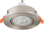 EGLO Süllyesztett lámpa GU10 foglalattal, 9 cm, nikkel, hidegfehér fényforrással - Barranco Eglo 902258 (902258)