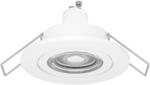 EGLO Süllyesztett lámpa GU10 foglalattal, 8, 4 cm, fehér, melegfehér fényforrással, IP44 - Barranco Eglo 902234 (902234)