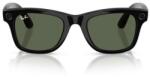 Ray-Ban Ochelari inteligenti Ray-Ban Meta Wayfarer Gen. 2 RW4012, Size L 53-22, Shiny Black Frame, G-15 Green Lenses (RW4012 601/71 53-22)