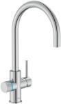 Roca Aquafy Cold- Start-os víztisztítós konyhai csaptelep, króm A5A8B3GC00 (A5A8B3GC00)