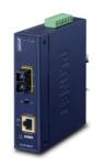 PLANET IP30 Industrial 10/100/1000BA hálózati média konverter 1000 Mbit/s Kék (IGTP-802T) (IGTP-802T)