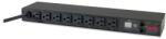 APC by Schneider Electric APC AP7801B áramelosztó egység (PDU) 8 AC kimenet(ek) 1U Fekete (AP7801B) (AP7801B)