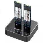 CoreParts MS-CLONER-NVME tároló meghajtó dokkoló állomás USB 3.2 Gen 2 (3.1 Gen 2) Type-C Fekete (MS-CLONER-NVME) (MS-CLONER-NVME)