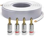 PureLink Cablu difuzor PureLink OFC 2x2, 50mm2 (0, 20mm), 10, 0m, alb cu caracteristică gri deschis, set cu 4 mufe banane - SE-SP061-010-B04 (SE-SP061-010-B04)