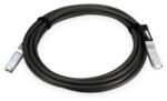 PLANET CB-QSFP100G-5M InfiniBand és száloptikai kábel QSFP28 DAC Fekete, Fémes (CB-QSFP100G-5M) (CB-QSFP100G-5M)