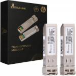 Extralink SFP+ 10G 2-csomag | SFP+ modul | 10Gbps, LC/UPC, 850nm, 300m, multimódus, DOM, HP/Aruba-hoz dedikált (EX. 35955) (EX.35955)