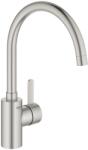 GROHE Baterie bucatarie Grohe 30431DC0, 1 bar, 354 mm, 224 mm, 1 orificii instalare, 1 sprayuri, Otel satinat (30431DC0)