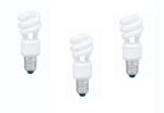 Panasonic SET 3 becuri fluorescent Panasonic, soclu E27, putere 8W, forma spirala, lumina alb rece, alimentare 220 - 240 V, "EFD8E65HD3E-3" (timbru verde 1.35 lei) (L1-EFD8E65HD3E-3)