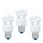 Panasonic SET 3 becuri fluorescent Panasonic, soclu E27, putere 5W, forma spirala, lumina alb calda, alimentare 220 - 240 V, "EFD5E27HD3E-3" (timbru verde 1.35 lei) (L1-EFD5E27HD3E-3)
