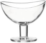 Leonardo Home Loop talpas üvegtál készlet, 6 db, 300 ml, mosogatógépben mosható, átlátszó üveg