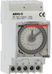 VEMER VP882500 ARVO-D Elektromechanikus Időkapcsoló Napi Programozással, DIN Sínre Szerelhető, Szürke (VP882500)