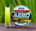 SEDO Masterline 4X Aero Distance Braid Spod & Marker Hi-Vis Yellow fonott zsinór 200 m (SM8401)