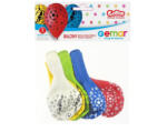 GoDan Set 5 baloane latex model fotbal multicolor 30 cm GD643 Baloane Latex (GD643)