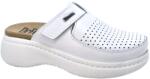 DR. FEET 21301 -es női Dr Feet bőr papucs - feher (MDS-21301feher)