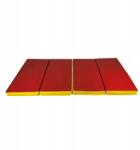 Małpiszon Gimnasztikai matrac 200х100х5 cm (4 részes) piros-sárga (01.045.10.024)