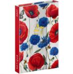 Realsystem Határidőnapló 2027 heti REAL 11x16cm mágnessel záródó Poppies
