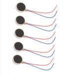  Vibrációs Motor Lapos 3V DC 10X2MM 11000RPM Mikro Szett 5DB (GS18941241)
