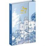 Realsystem Határidőnapló 2027 heti REAL 11x16cm mágnessel záródó Villa