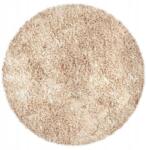 PASSUA Kerek szőnyeg 90 cm shaggy Cascade bézs kör (5906909241191)