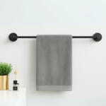 BALNEO Qube 1-es model fürdőszobai törölköző akasztó 60 cm, gun metal M0301070103 (M0301070103)
