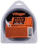 Villager Fir motocoasa / trimmer Villager DUO CORE, profil patrat, 3mm, 1007m (VLG068402)