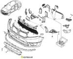 Original Renault Suport numar de circulatie ORIGINAL RENAULT 620788414R (620788414R)