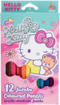 Colorino Színes Ceruza Hárömszögletű Jumbo 12 Szín/Készlet Hello Kitty (R10531PTR)