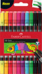 Faber-Castell Kétvégű Filctoll készlet 10 Darabos Neon Színek (FC151109)