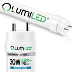 Lumiled LED fénycső G13 T8 30W 4800lm 6500K hidegfehér 150cm 160lm/W Lumiled (LUMTUB1030)