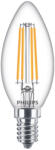 Philips LED izzó E14 gyertya B35 6.5W = 60W 806lm 4000K FILAMENT CorePro Philips (8719514347489)