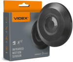 Videx Mozgásérzékelő és alkonykapcsoló PIR mennyezeti felületre szerelhető 360° fekete VIDEX (VIDOPR1240)
