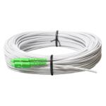  Pigtail FTTH de Interior 2 fire Telix Alb cu Conectori SC/APC DUPLEX 70M