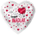  Lufi 17" 43cm "Imádlak" szív, mpr-12-1003K (bwmpr121003K)