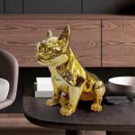 Schuller Valencia Figurina decorativa caine Bulldog auriu (SV-351751)