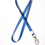 UHOO Snur textil pentru ecuson, 1 cm, cu carabina UHOO 6741 albastru