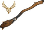 PartyDeco Set de baloane din folie Harry Potter - Nimbus 2000 și Snitchul de Aur