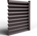 Top Profil Sistem Panou gard jaluzea Atlas Hi-Mat Ral 8019 Maro Cedru 130 CM X 104, 5 CM H (28447)