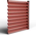 Top Profil Sistem Panou gard jaluzea Atlas Hi-Mat Ral 3009 Caramida Rosie 130 CM X 104, 5 CM H (28373)