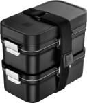 ZWILLING Cutii de prânz Fresh & Save, cu vidare, negre, 2 buc (1030913)
