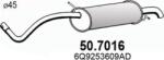 ASSO 50.7016 - TOBA ESAPAMENT FINALA - compatibil 6Q9253609Bb - ASSO-50.7016 (ASSO507016)