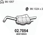 ASSO 02.7054 - TOBA ESAPAMENT FINALA - compatibil 46739676 - ASSO-02.7054 (ASSO027054)