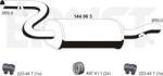 ERNST 144063 - TOBA ESAPAMET INTERMEDIARA - compatibil Vw - ERNST-144063 (ERNST144063)